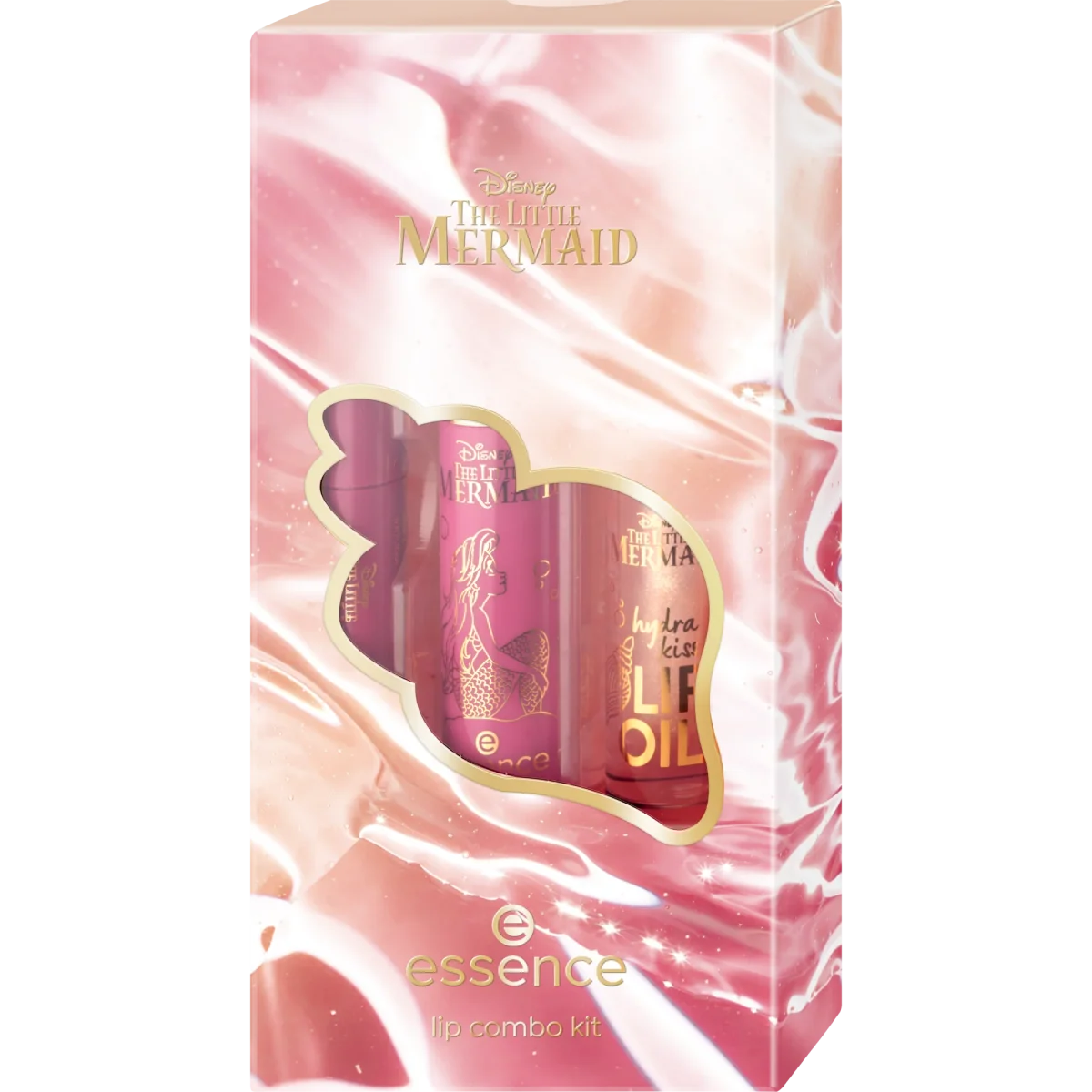 essence Disney THE LITTLE MERMAID lip combo kit huulimeikkipakkaus - Image 4