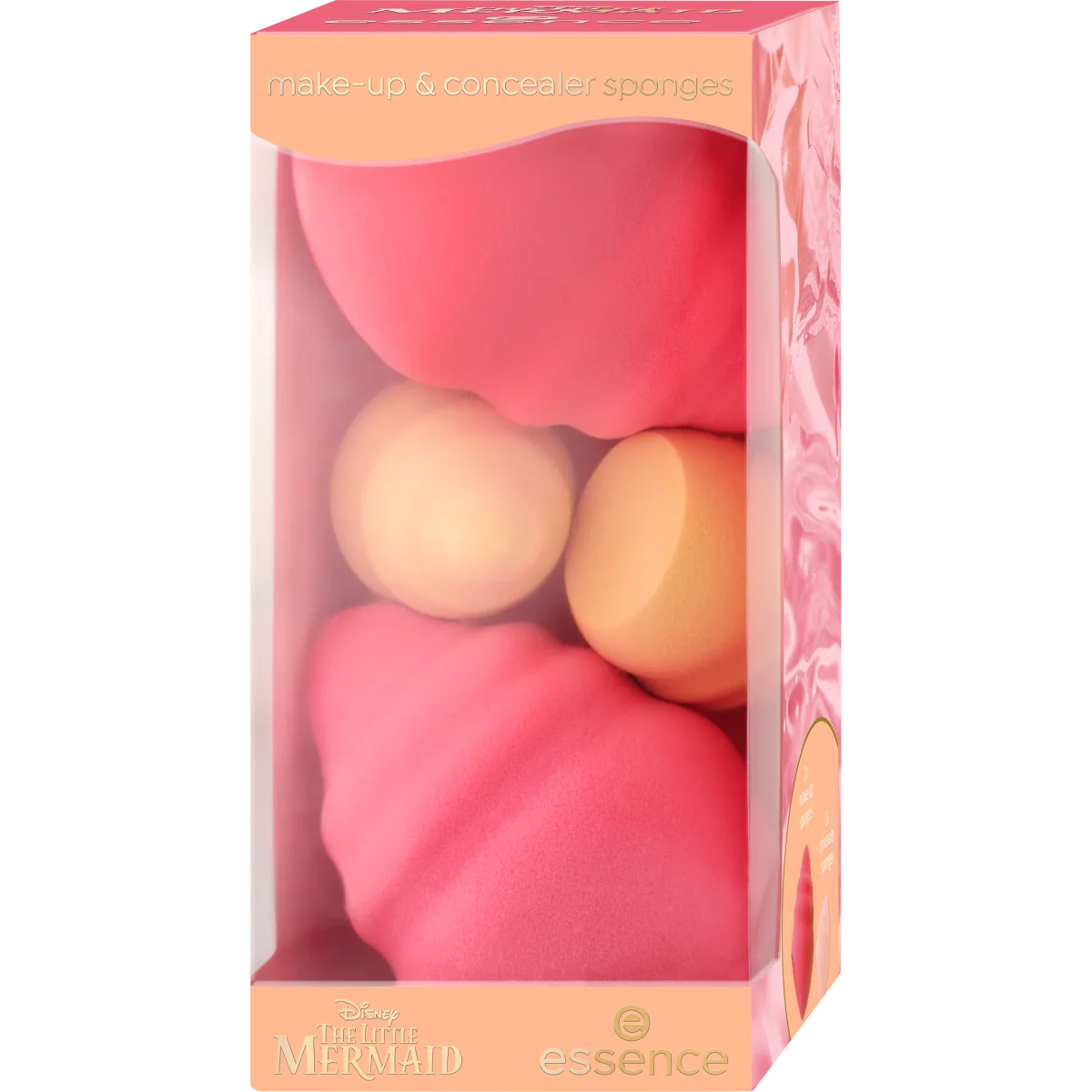 essence Disney THE LITTLE MERMAID make-up and concealer sponges meikki- ja peitevoidesienet - Coming Out Of My Shell