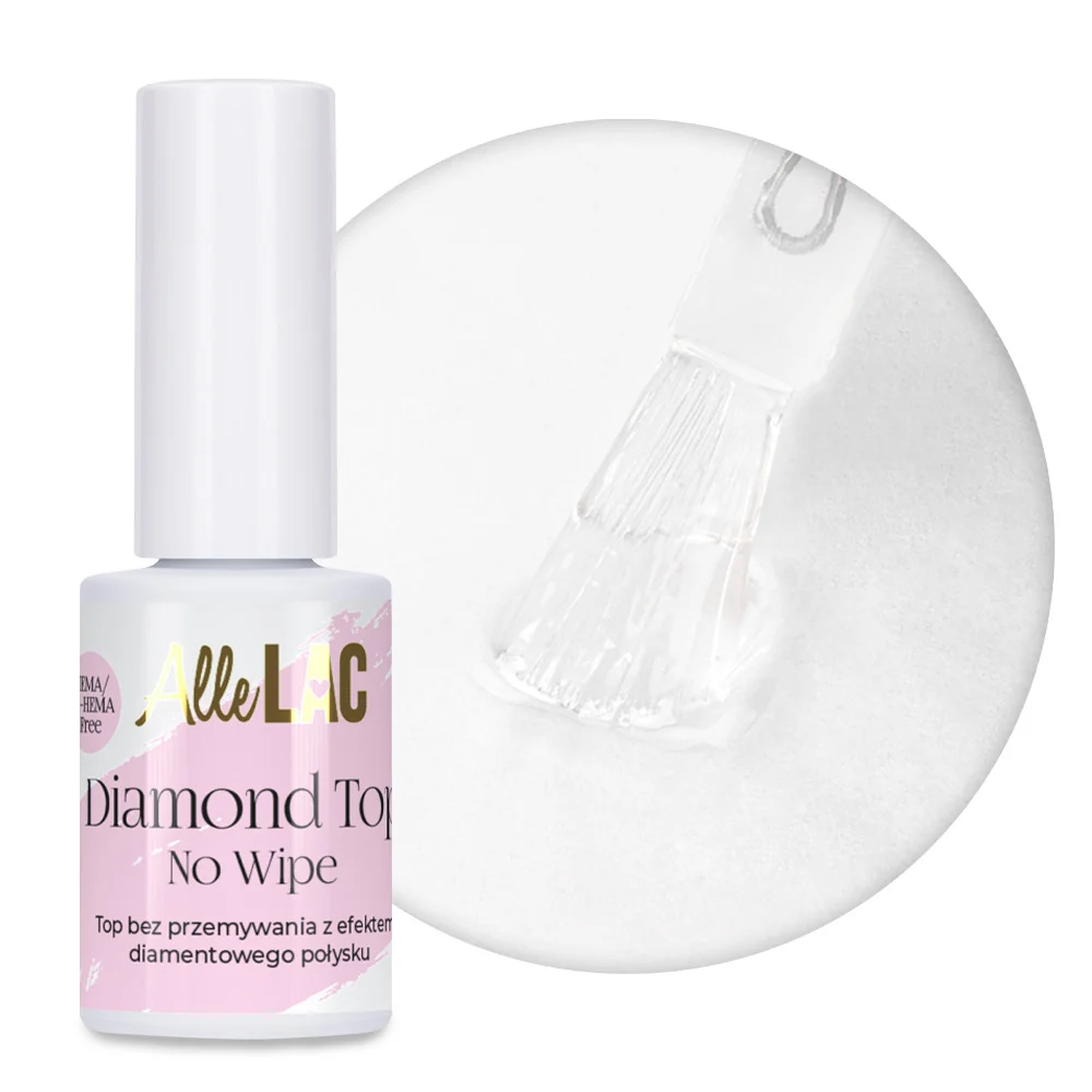 No Wipe Top Coat päällysgeelilakka AlleLac Diamond Top 7g