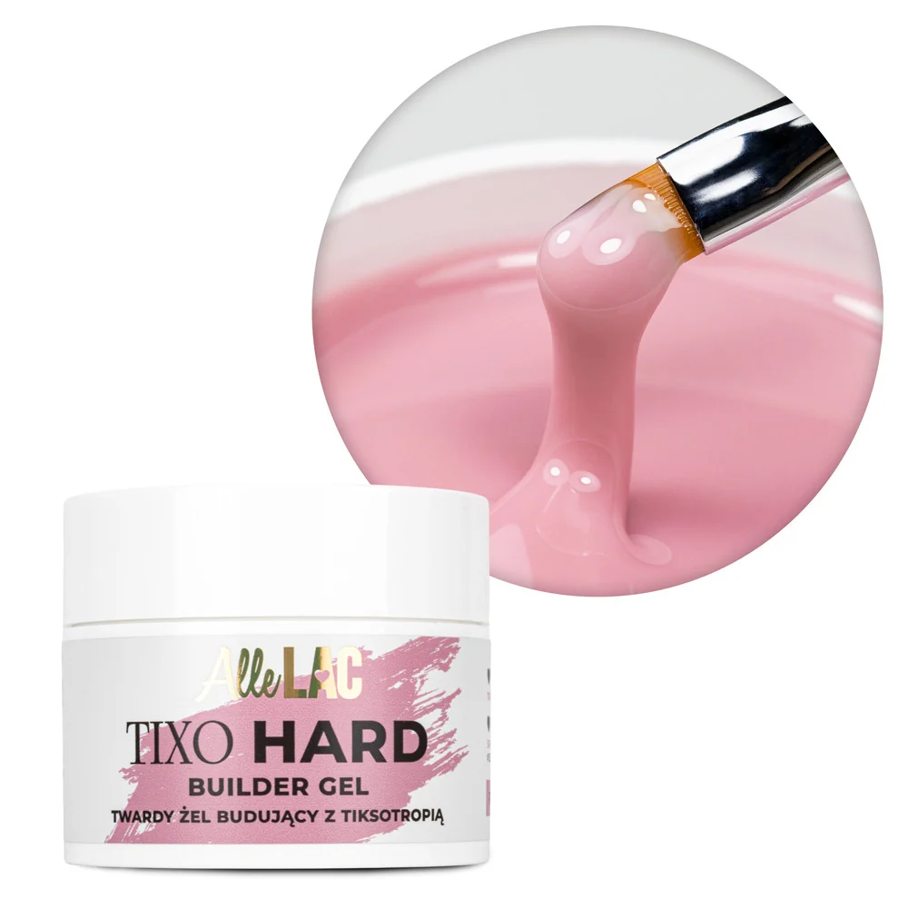 AlleLac Tixo Hard Builder Gel rakennegeeli 45g - French Rose - Image 2