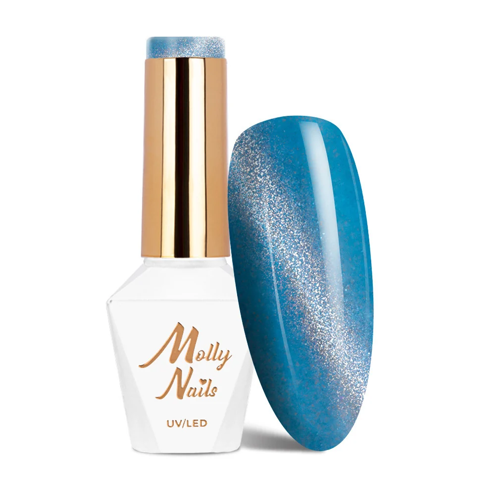 Molly Nails Neon Flashy Cat Eye geelilakka 8g - 176 - Image 2