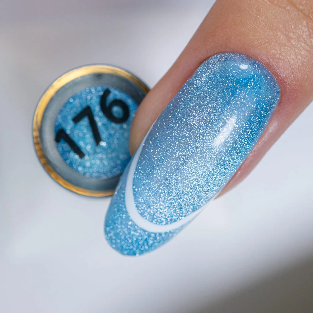 Molly Nails Neon Flashy Cat Eye geelilakka 8g - 176 - Image 4
