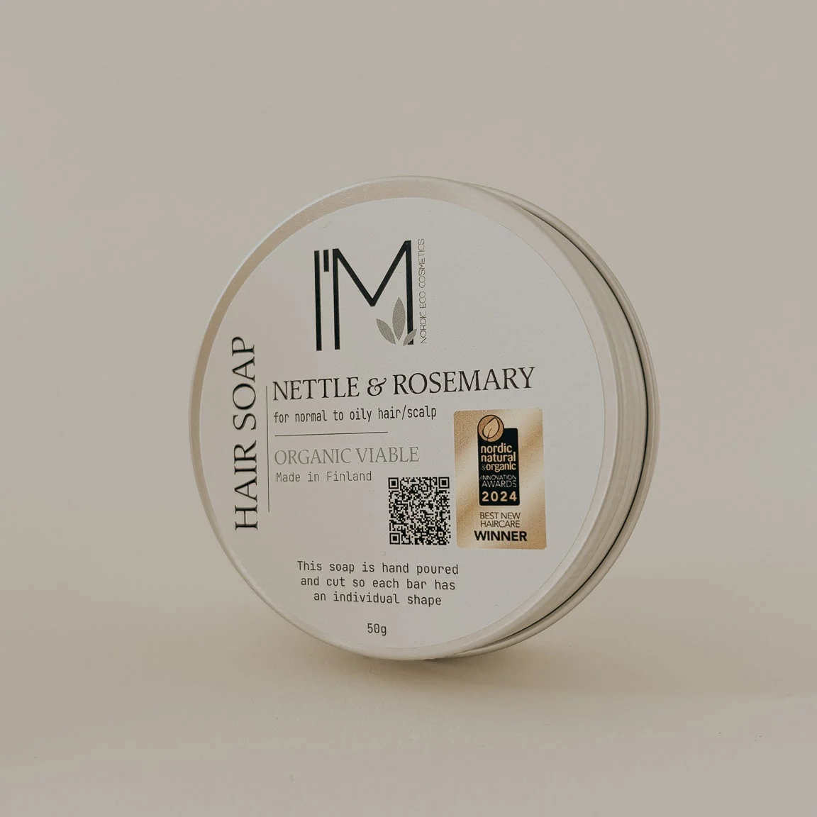 I'M Nordic Eco Nettle & Rosemary Hair Soap, 40g - Image 3